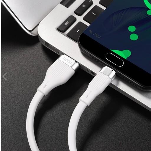 کابلشارژ سیلیکونی میکرو هوکو مدل U72